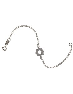 PUL-3839 - PULSERA ESTRELLA MUDÉJAR LISA 16 MM DE 18 CM 2