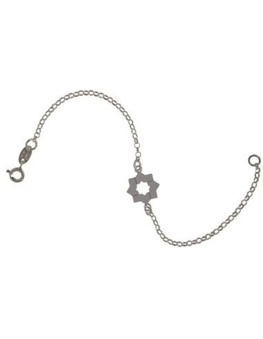 PUL-3839 - PULSERA ESTRELLA MUDÉJAR LISA 16 MM DE 18 CM