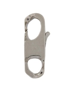CLICK-5 - MOSQUETÓN DE PLATA 23 MM X 9 MM