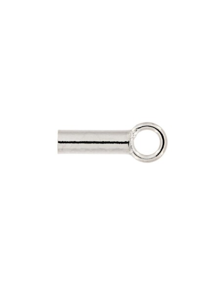 TU-1 - TUBO CON ANILLA DE PLATA 2 MM X 6 MM