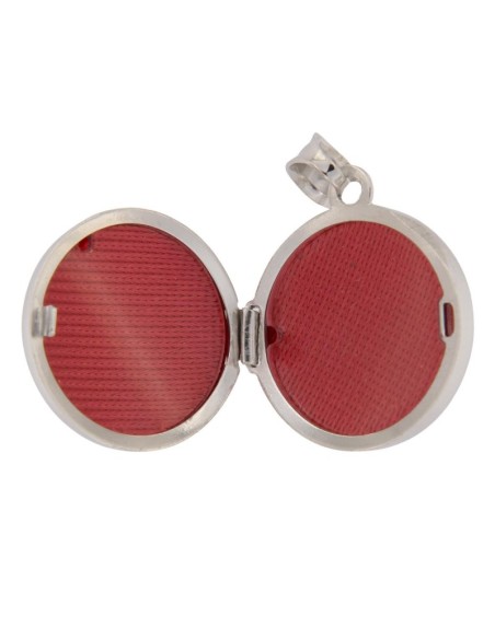 PAS-77 - PASTILLERO DE PLATA CON FORMA CIRCULAR DE 20 MM X 23 MM