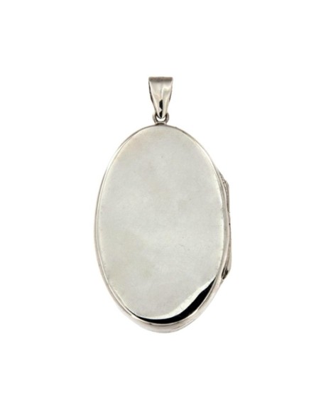 PAS-30 - PASTILLERO EN FORMA OVALADA LISO PLATA DE 4.9 CM DE ALTO