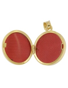 PAS-80 - PASTILLERO DE PLATA CHAPADO EN ORO CIRCULAR DE 20 MM X 23 MM 2