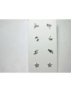 EXP-24 - EXPOSITOR PENDIENTES DE PRESIÓN RODIO DE FIGURAS CON CIRCONITAS