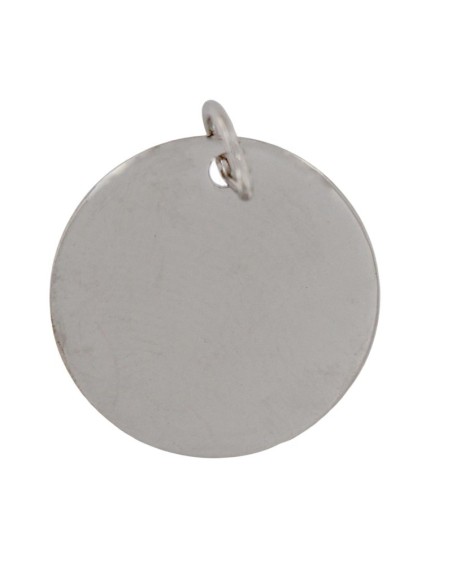 PLACA-10RO - PLACA DE PLATA RODIADA DE 10 MM DE DIÁMETRO