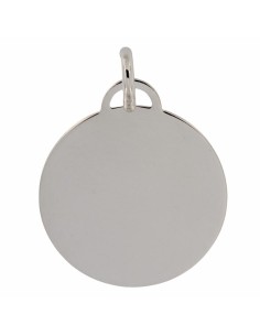 PLACA-12 - PLACA PLATA REDONDA DE 12 MM DE ALTO