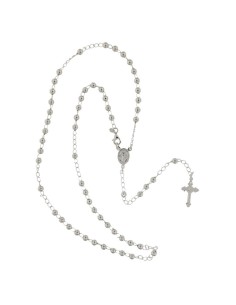 RO-56 - ROSARIO DE PLATA CON BOLA DE 4 MM Y LARGO 50 CM 2