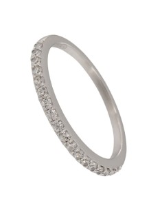 S-2272 - SORTIJA DE PLATA DE CARRIL CIRCONITA DE 2,5 MM 