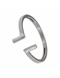 S-1826 - SORTIJA DE PLATA ABIERTA 