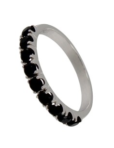 S-2269 - SORTIJA DE PLATA CIRCONITAS CON MOTIVO DE 2,50 MM X 20