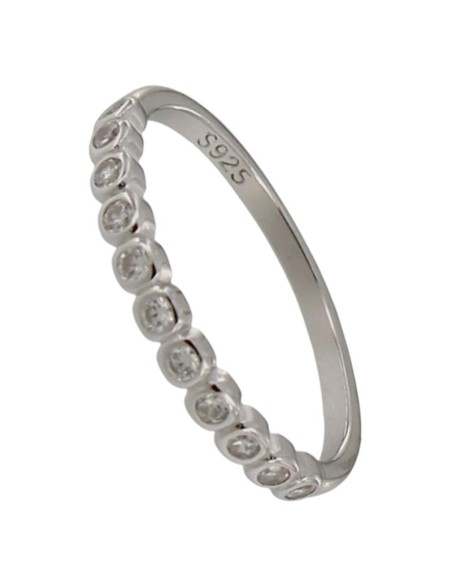 S-2247 - SORTIJA DE PLATA CON CIRCONITA 