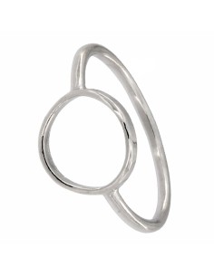 S-1824 - SORTIJA DE PLATA CON MOTIVO CIRCULAR 