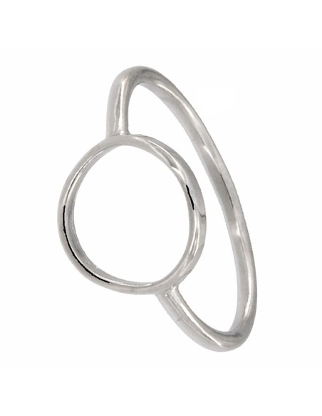 S-1824 - SORTIJA DE PLATA CON MOTIVO CIRCULAR 