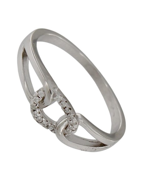 S-2242 - SORTIJA DE PLATA CON CIRCONITA 