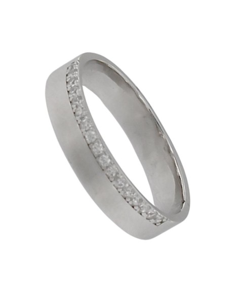 S-2160 - SORTIJA DE PLATA CON CIRCONITA DE 1,2 MM X 4 MM 